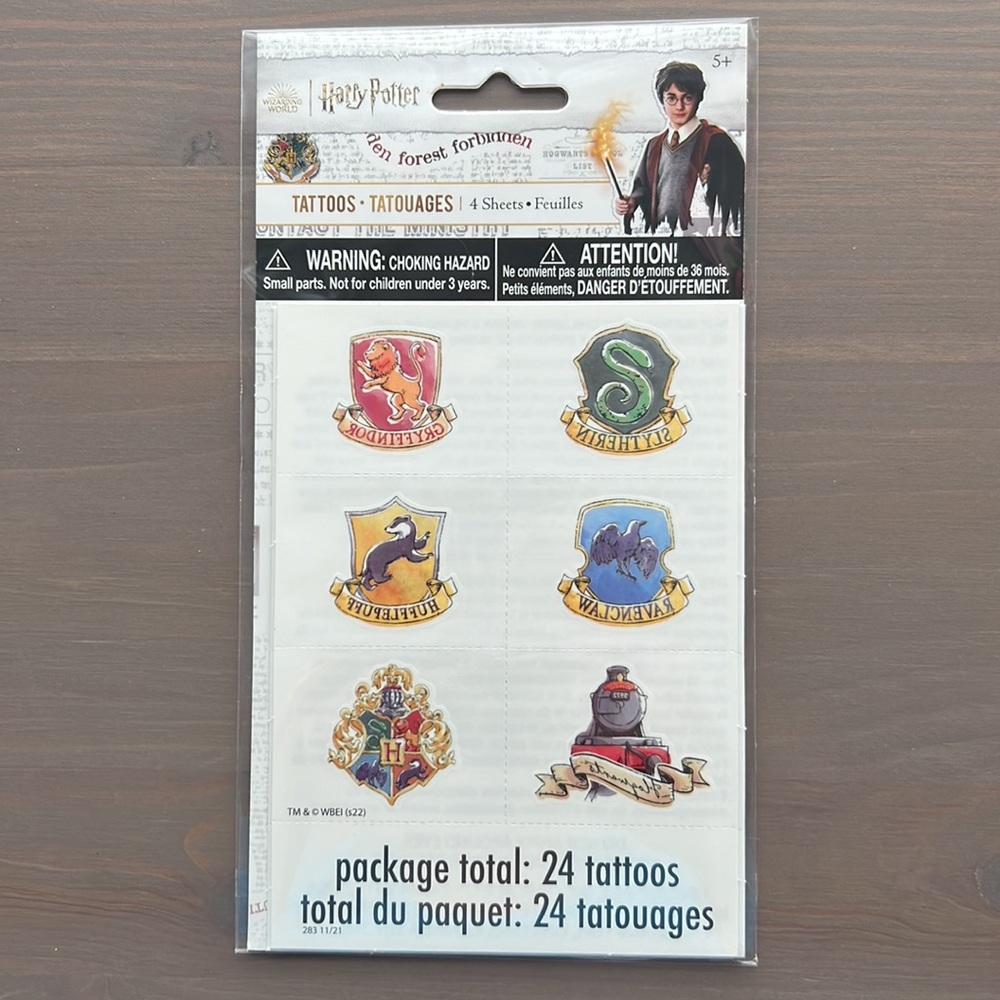 24 pcs Harry Potter Tattoos